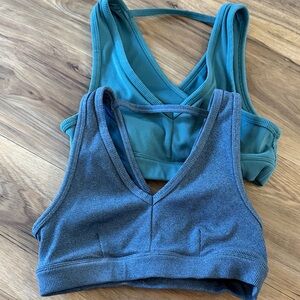 ALO Yoga Teal and Blue Sports Bras